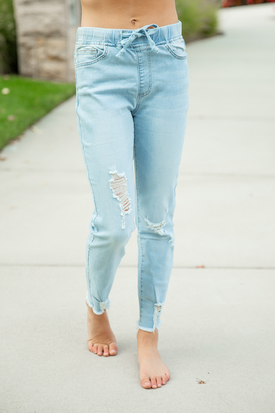 Distressed Jogger Pant – Fashion Gem Apparel