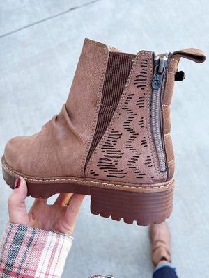 Blowfish Gives Me Hope Booties in Dusty Tan (SALE)