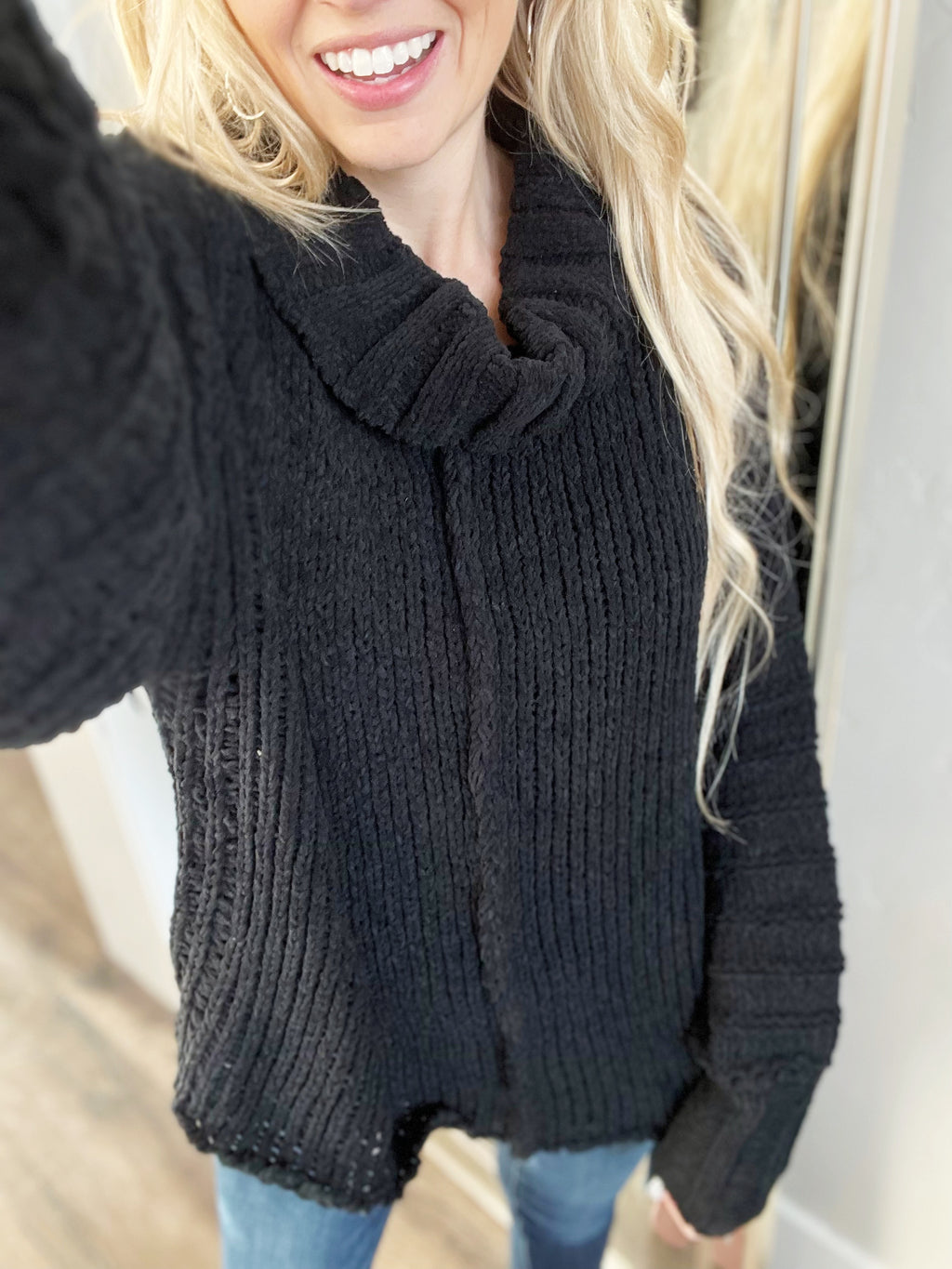 Maureen Long Sleeve Solid Knit Sweater