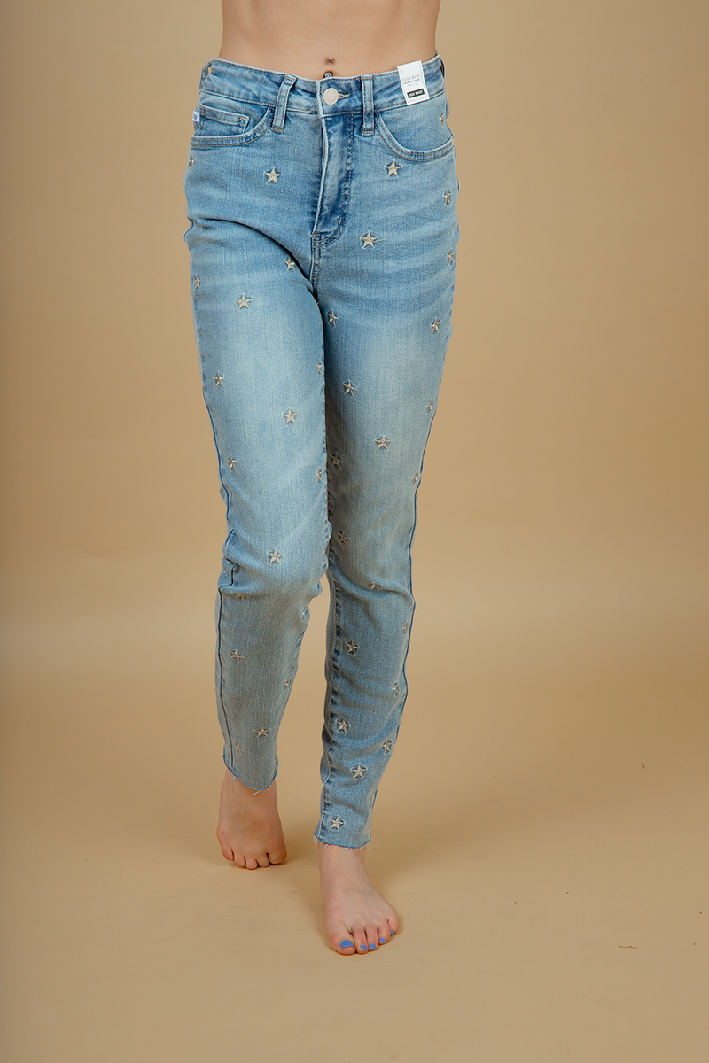 Judy Blue Rhinestone Embellished Jeans